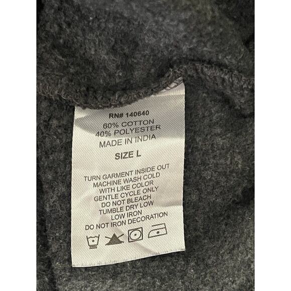 American Crown Men's Alabama Sweatshirt Hoodie Large Gray Pullover Academia - Picture 10 of 10